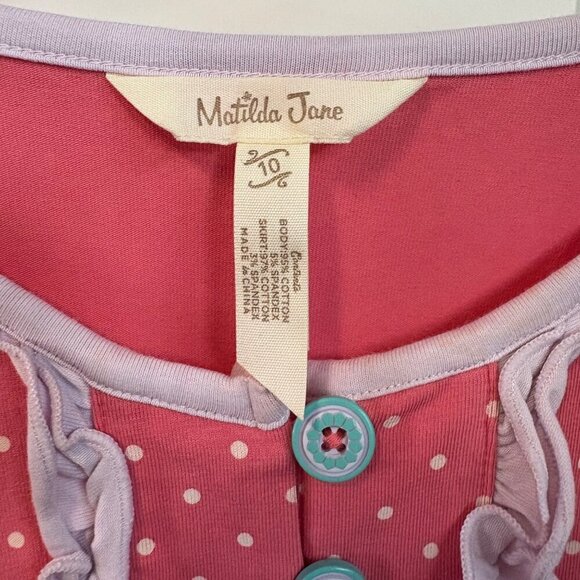 Matilda Jane Girls Wonderment Pretty in Patterns Dress Size 10 - Picture 10 of 10
